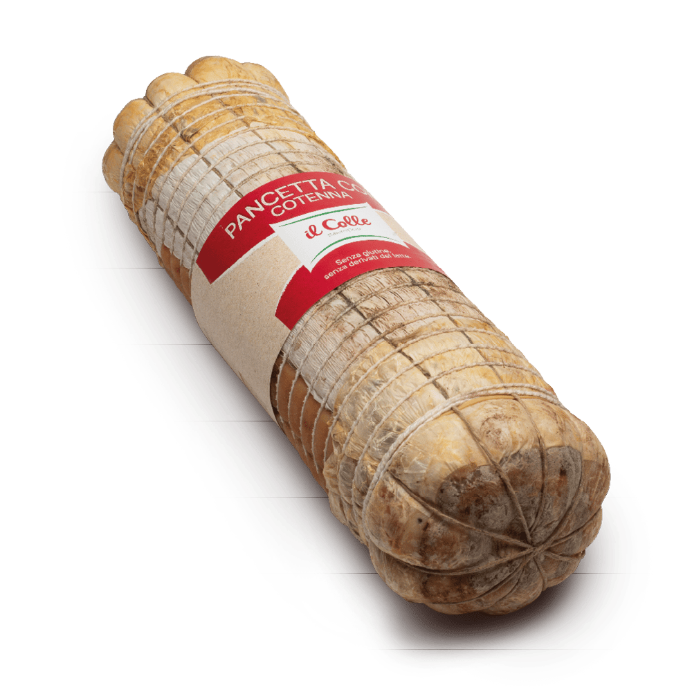 Pancetta con cotenna intera Valtidone Salumi