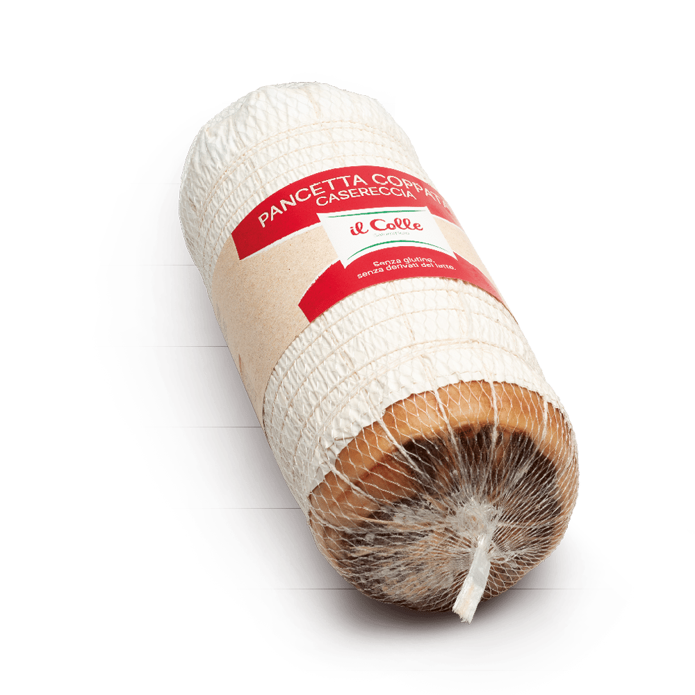 Pancetta coppata casereccia intera Valtidone Salumi