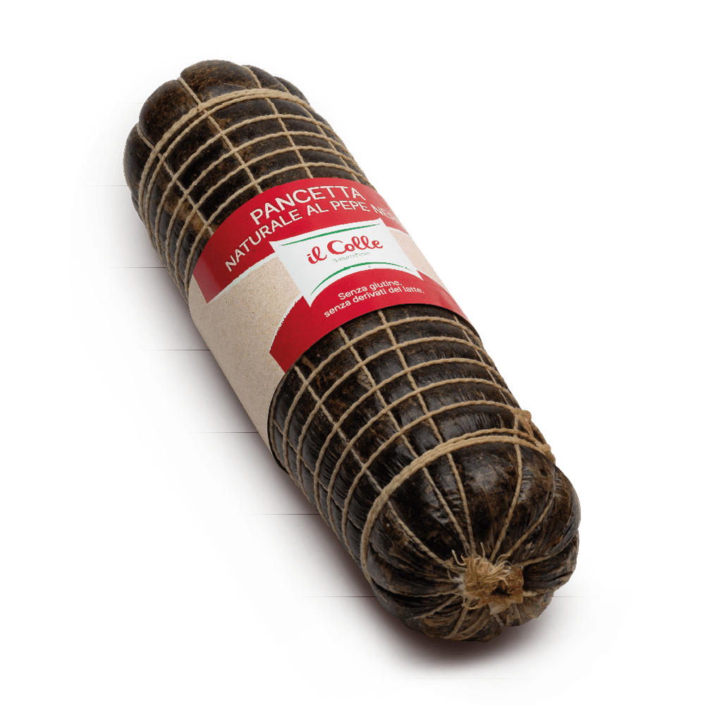Pancetta Naturale Al Pepe Nero Intera Valtidone Salumi COL Pan Nat Pp Nr I 40891
