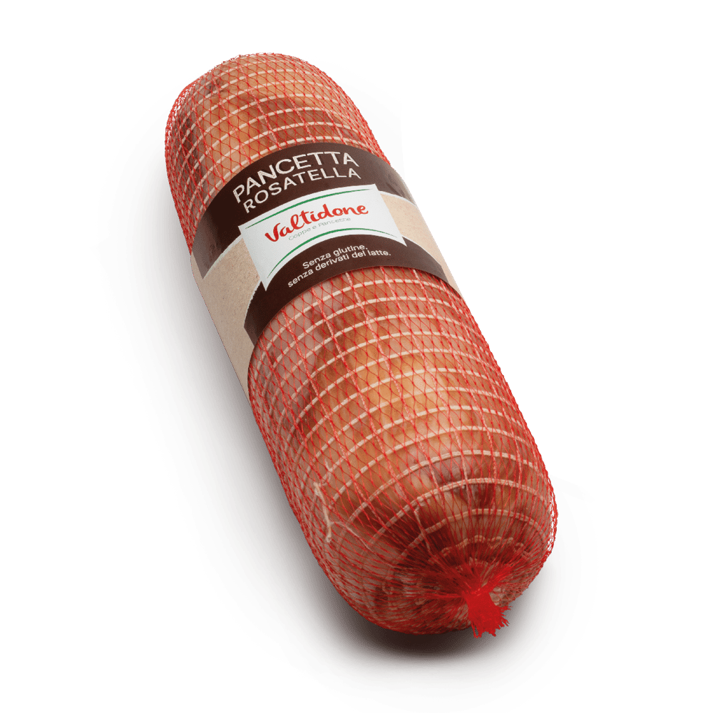 Pancetta Rosatella intera Valtidone Salumi
