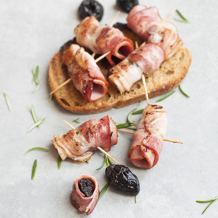 Involtini di maiale con pancetta e prugne valtidonesalumi